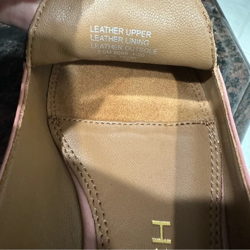 Tory Burch Charm Loafers Flats Rosa